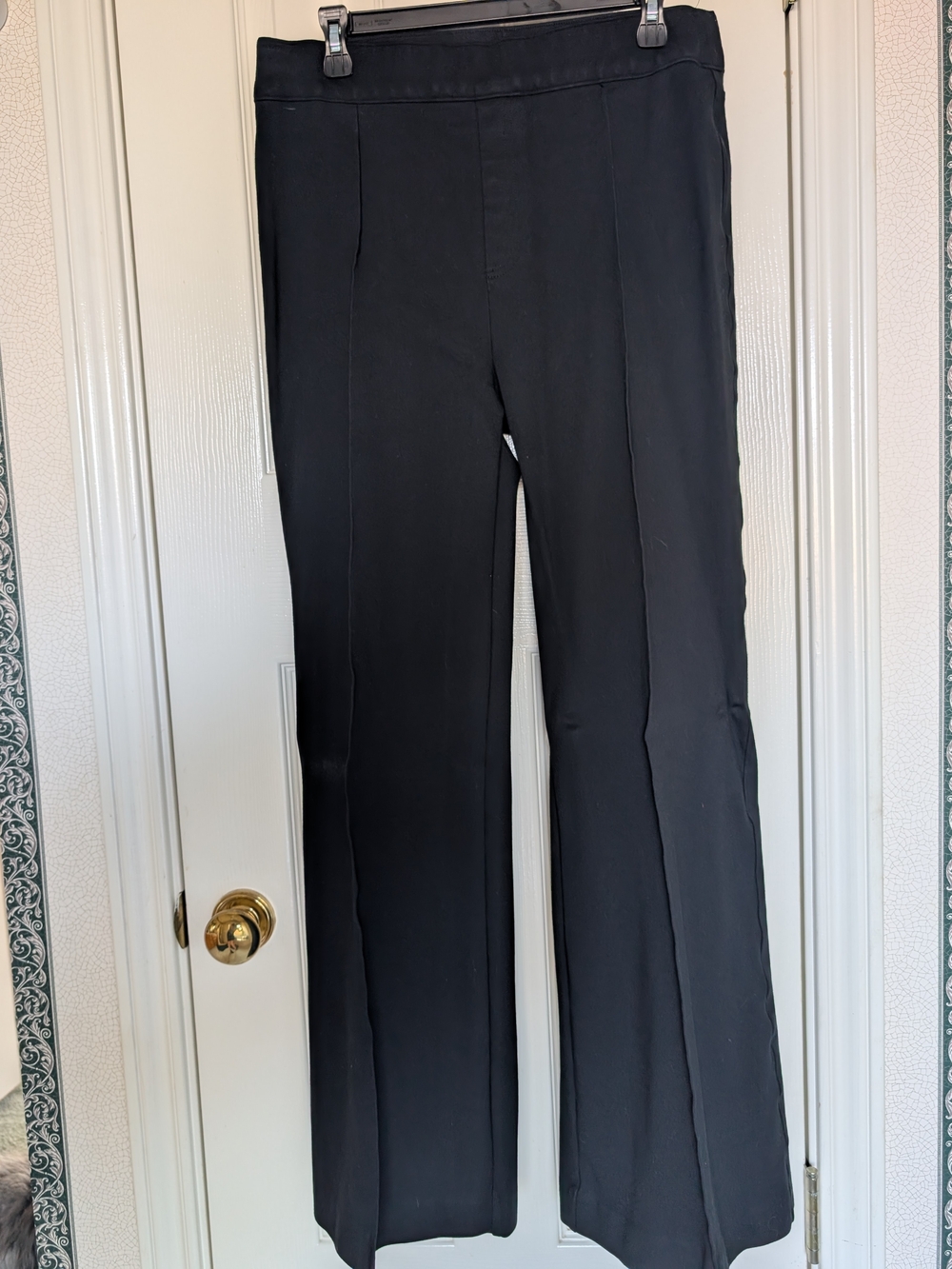 SPANX Black Straight-Leg Dress Pants